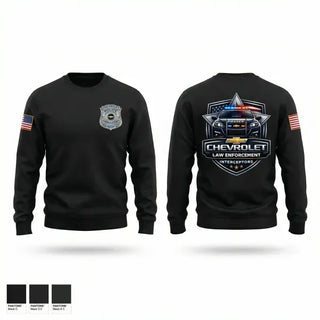 Crew Neck Sweatshirt, Chevrolet Police Interceptor, Police, Teamtime, Team time, sublimation, custom sports apparel, team uniforms, spirit wear, spiritwear, sports uniforms, custom shirts, team store, custom team store, fundraiser sports, apparel fundraiser