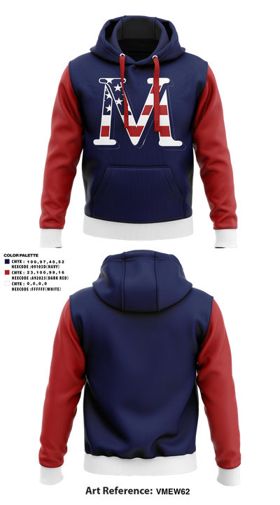 Veterans Memorial Eagles 7806279 Hoodie - 1