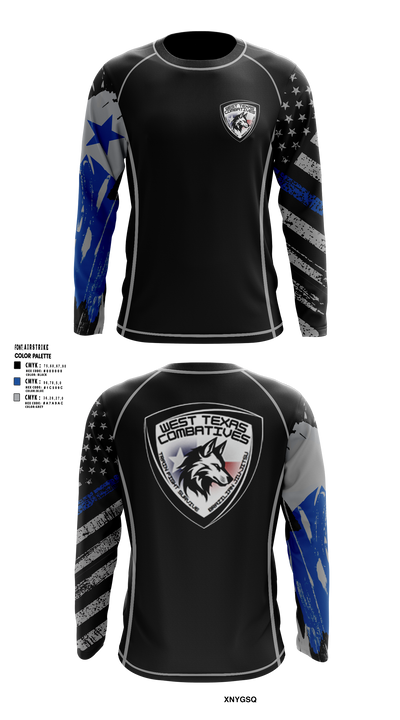 WTXC Fight Club Long Sleeve Rash Guard Shirt - 5