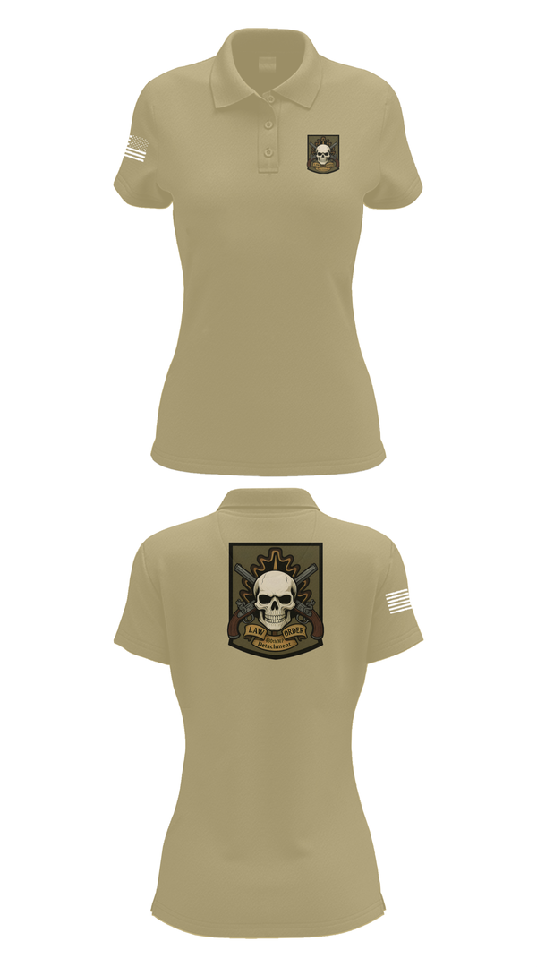 Womens Short Sleeve Performance Polo, 430th MP Detachment, , Teamtime, Team time, sublimation, custom sports apparel, team uniforms, spirit wear, spiritwear, sports uniforms, custom shirts, team store, custom team store, fundraiser sports, apparel fundraiser
