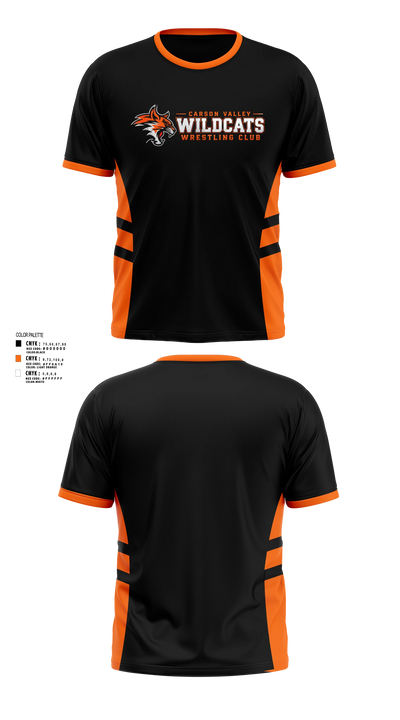 Carson Valley Wildcats Short Sleeve Performance Shirt - 4