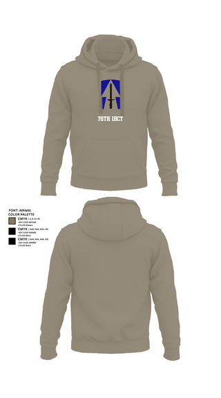 Hoodie, 76th IBCT, , Teamtime, Team time, sublimation, custom sports apparel, team uniforms, spirit wear, spiritwear, sports uniforms, custom shirts, team store, custom team store, fundraiser sports, apparel fundraiser