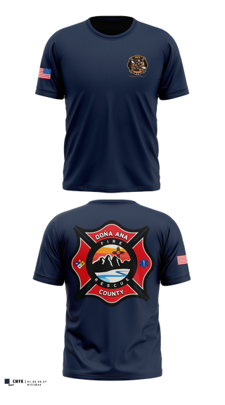 Old School Cotton Feel Shirt, Dona Ana fire Rescue Station 42, Fire Department, Teamtime, Team time, sublimation, custom sports apparel, team uniforms, spirit wear, spiritwear, sports uniforms, custom shirts, team store, custom team store, fundraiser sports, apparel fundraiser