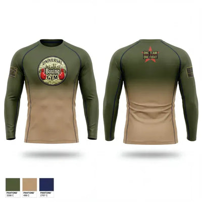 Universal Boxing Gym 90874123 Long Sleeve Rash Guard Shirt - 1