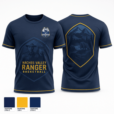 Naches Valley Ranger Basketball Short Sleeve Performance Shirt - 1
