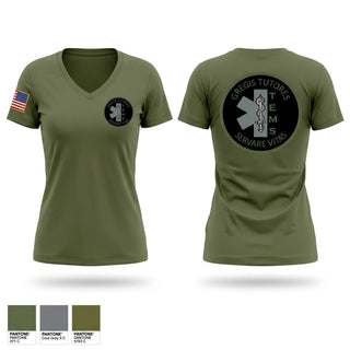 Womens Short Sleeve Vneck Shirt, Bibb County Tactical EMS, EMS/EMT, Teamtime, Team time, sublimation, custom sports apparel, team uniforms, spirit wear, spiritwear, sports uniforms, custom shirts, team store, custom team store, fundraiser sports, apparel fundraiser