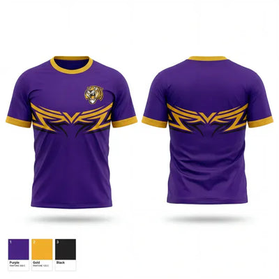 Dupree Tigers 72596028 Short Sleeve Performance Shirt - 1