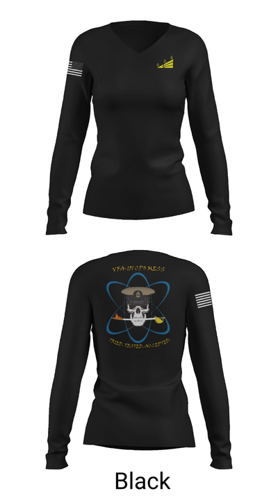 VFA-151 79286113 Women's Long Sleeve V-neck Shirt - 35
