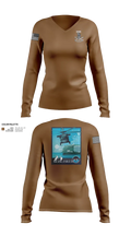 HSC 25 65126261 Women's Long Sleeve V-neck Shirt - 22