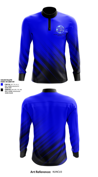 Quarter Zip Jacket, Epping Blue Devils, Women's Soccer, Teamtime, Team time, sublimation, custom sports apparel, team uniforms, spirit wear, spiritwear, sports uniforms, custom shirts, team store, custom team store, fundraiser sports, apparel fundraiser