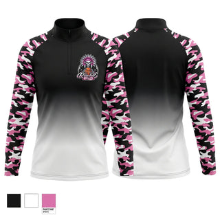 Quarter Zip Jacket, Rosedale Tribe, Women's Basketball, Teamtime, Team time, sublimation, custom sports apparel, team uniforms, spirit wear, spiritwear, sports uniforms, custom shirts, team store, custom team store, fundraiser sports, apparel fundraiser