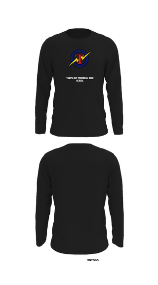 Long Sleeve Performance Shirt, Tampa Bay Technical High School, Men's Basketball, Teamtime, Team time, sublimation, custom sports apparel, team uniforms, spirit wear, spiritwear, sports uniforms, custom shirts, team store, custom team store, fundraiser sports, apparel fundraiser
