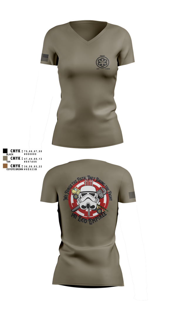 Womens Short Sleeve Vneck Shirt, 141 echo, Army, Teamtime, Team time, sublimation, custom sports apparel, team uniforms, spirit wear, spiritwear, sports uniforms, custom shirts, team store, custom team store, fundraiser sports, apparel fundraiser