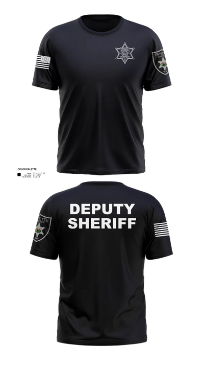 Fayette County Sheriff WV 38752837 Old School Cotton Feel Shirt - 231
