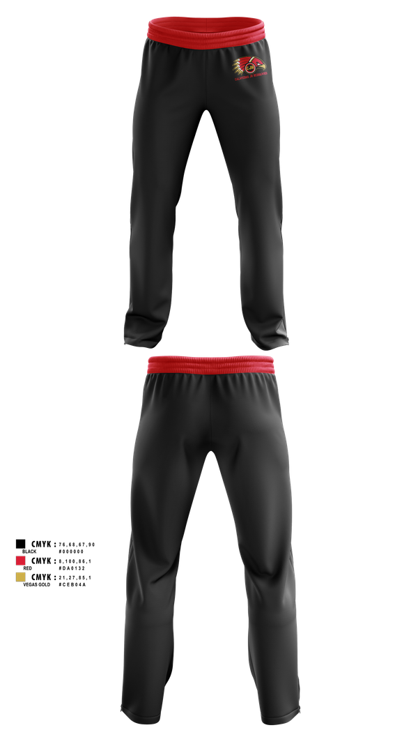 Sweatpants, Calaveras Jr RedHawks, , Teamtime, Team time, sublimation, custom sports apparel, team uniforms, spirit wear, spiritwear, sports uniforms, custom shirts, team store, custom team store, fundraiser sports, apparel fundraiser