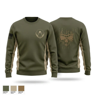 Crew Neck Sweatshirt, Phantom, Army, Teamtime, Team time, sublimation, custom sports apparel, team uniforms, spirit wear, spiritwear, sports uniforms, custom shirts, team store, custom team store, fundraiser sports, apparel fundraiser
