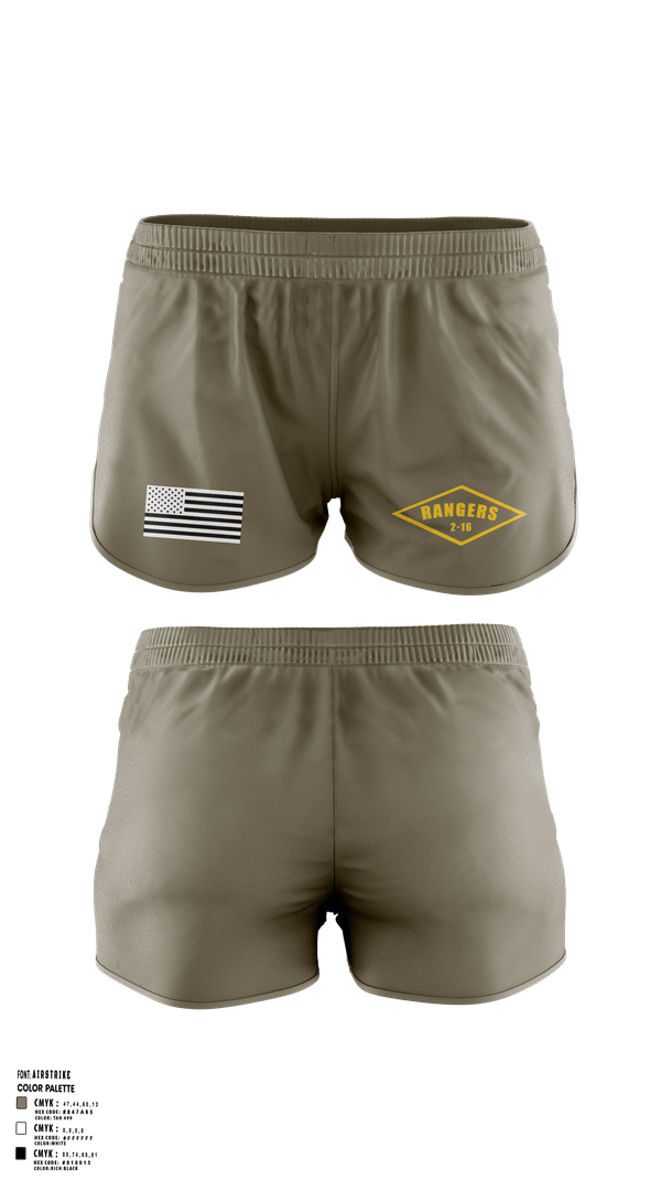 Ranger Panties, 2-16 rangers, Army, Teamtime, Team time, sublimation, custom sports apparel, team uniforms, spirit wear, spiritwear, sports uniforms, custom shirts, team store, custom team store, fundraiser sports, apparel fundraiser