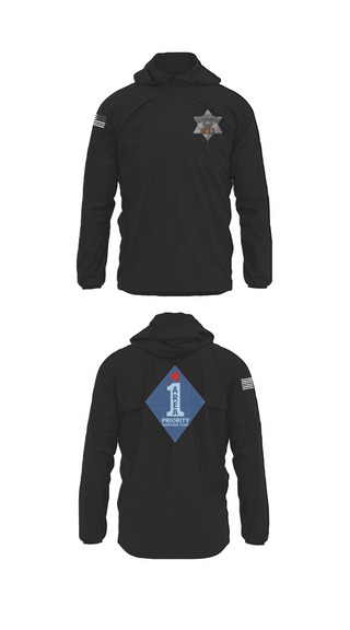 Windbreaker, Chicago Police Area 1 PRT, Police, Teamtime, Team time, sublimation, custom sports apparel, team uniforms, spirit wear, spiritwear, sports uniforms, custom shirts, team store, custom team store, fundraiser sports, apparel fundraiser