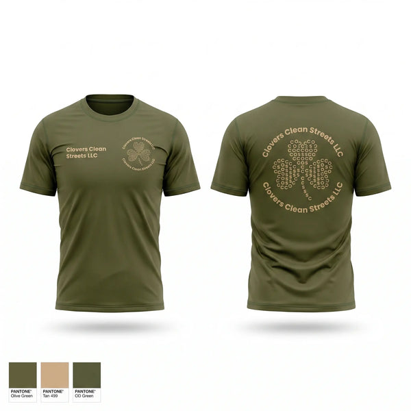 Short Sleeve Performance Shirt, Clovers Clean Streets LLC, , Teamtime, Team time, sublimation, custom sports apparel, team uniforms, spirit wear, spiritwear, sports uniforms, custom shirts, team store, custom team store, fundraiser sports, apparel fundraiser