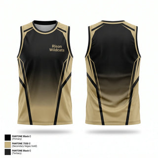 Mens Basketball Jersey, Rison Wildcats, Men's Basketball, Teamtime, Team time, sublimation, custom sports apparel, team uniforms, spirit wear, spiritwear, sports uniforms, custom shirts, team store, custom team store, fundraiser sports, apparel fundraiser