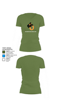 Belchertown High School Cheer 34252098 Women's Short Sleeve V-neck Shirt - 20