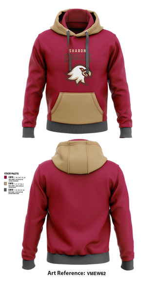 Hoodie, Sharon Eagles Cross Country, Cross Country, Teamtime, Team time, sublimation, custom sports apparel, team uniforms, spirit wear, spiritwear, sports uniforms, custom shirts, team store, custom team store, fundraiser sports, apparel fundraiser