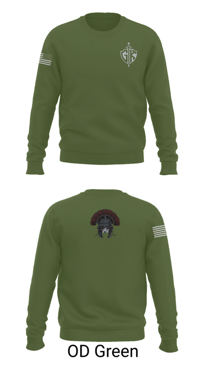 HQ PLT, A CO, USDB BN (CORR) 15623117 Crew Neck Sweatshirt - 45