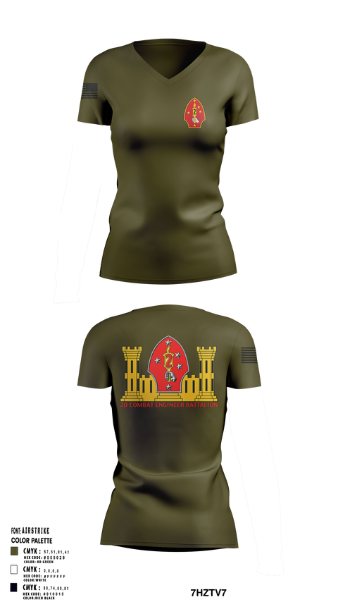 Womens Short Sleeve Vneck Shirt, 2nd CEB, , Teamtime, Team time, sublimation, custom sports apparel, team uniforms, spirit wear, spiritwear, sports uniforms, custom shirts, team store, custom team store, fundraiser sports, apparel fundraiser