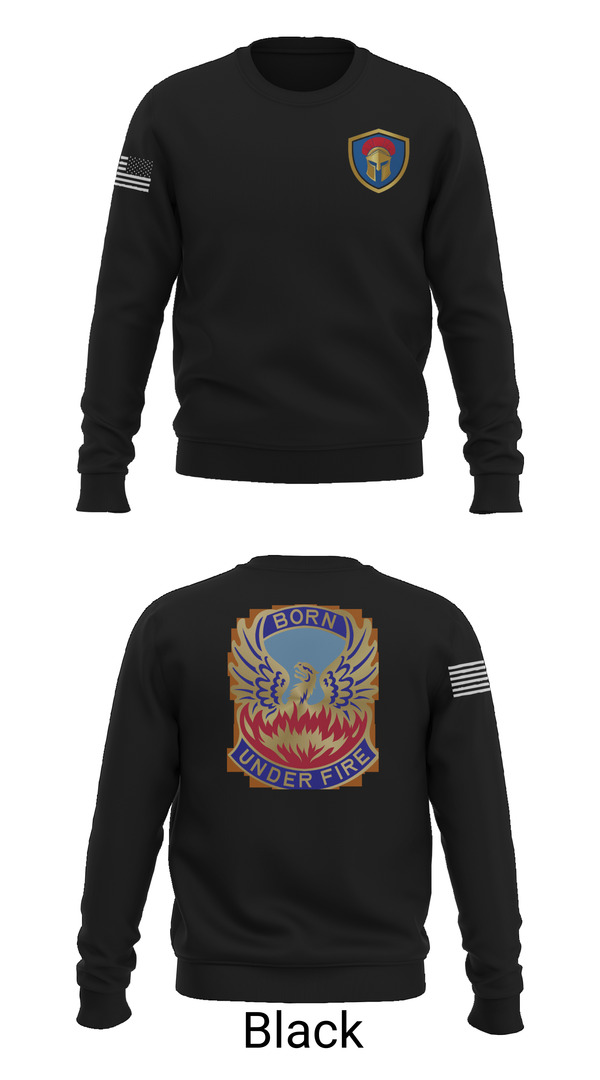 Crew Neck Sweatshirt, HHC/128th Aviation Brigade, , Teamtime, Team time, sublimation, custom sports apparel, team uniforms, spirit wear, spiritwear, sports uniforms, custom shirts, team store, custom team store, fundraiser sports, apparel fundraiser