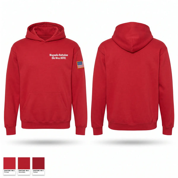 Hoodie, Magnolia Battalion Ole Miss ROTC, Army, Teamtime, Team time, sublimation, custom sports apparel, team uniforms, spirit wear, spiritwear, sports uniforms, custom shirts, team store, custom team store, fundraiser sports, apparel fundraiser
