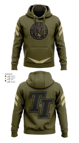 Hoodie, Texas Iron Baseball, Baseball, Teamtime, Team time, sublimation, custom sports apparel, team uniforms, spirit wear, spiritwear, sports uniforms, custom shirts, team store, custom team store, fundraiser sports, apparel fundraiser