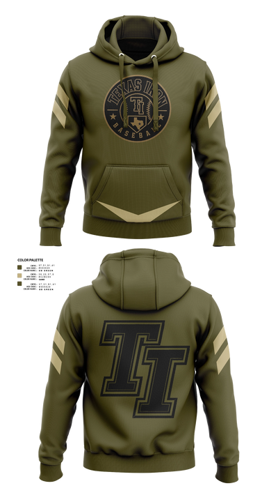 Texas Iron Baseball Hoodie - 21