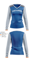 Sassy sluggers Women's Long Sleeve V-neck Shirt - 21