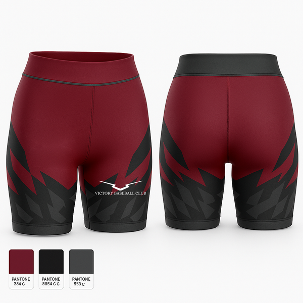 Womens Shorts, Victory Baseball, Baseball, Teamtime, Team time, sublimation, custom sports apparel, team uniforms, spirit wear, spiritwear, sports uniforms, custom shirts, team store, custom team store, fundraiser sports, apparel fundraiser