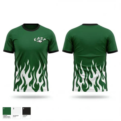 Old School Cotton Feel Shirt, East Henderson High School, Track & Field, Teamtime, Team time, sublimation, custom sports apparel, team uniforms, spirit wear, spiritwear, sports uniforms, custom shirts, team store, custom team store, fundraiser sports, apparel fundraiser