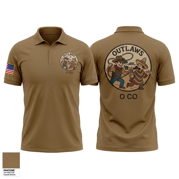 Short Sleeve Performance Polo, Oscar Company 1st PLT, Army, Teamtime, Team time, sublimation, custom sports apparel, team uniforms, spirit wear, spiritwear, sports uniforms, custom shirts, team store, custom team store, fundraiser sports, apparel fundraiser