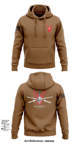Hoodie, D Co 1-133 IN, , Teamtime, Team time, sublimation, custom sports apparel, team uniforms, spirit wear, spiritwear, sports uniforms, custom shirts, team store, custom team store, fundraiser sports, apparel fundraiser