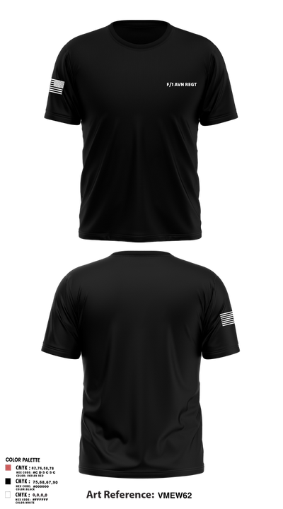 F/1 AVN REGT 18054973 Old School Cotton Feel Shirt - 6