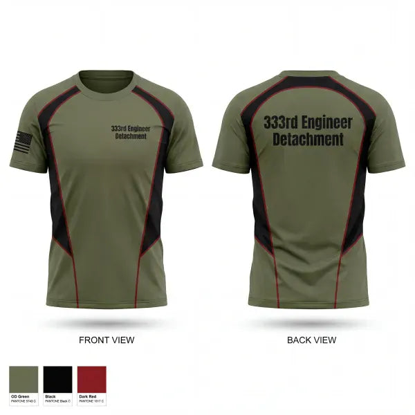 Short Sleeve Performance Shirt, 333rd Engineer Detachment, Army, Teamtime, Team time, sublimation, custom sports apparel, team uniforms, spirit wear, spiritwear, sports uniforms, custom shirts, team store, custom team store, fundraiser sports, apparel fundraiser