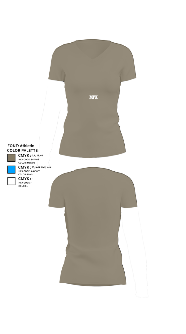 Womens Short Sleeve Vneck Shirt, MPK, , Teamtime, Team time, sublimation, custom sports apparel, team uniforms, spirit wear, spiritwear, sports uniforms, custom shirts, team store, custom team store, fundraiser sports, apparel fundraiser