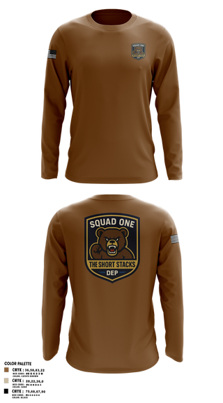 Long Sleeve Performance Shirt, DEP Police Squad One, , Teamtime, Team time, sublimation, custom sports apparel, team uniforms, spirit wear, spiritwear, sports uniforms, custom shirts, team store, custom team store, fundraiser sports, apparel fundraiser