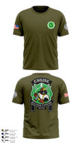 Tinker Fire Department Station 4 Short Sleeve Performance Shirt - 101