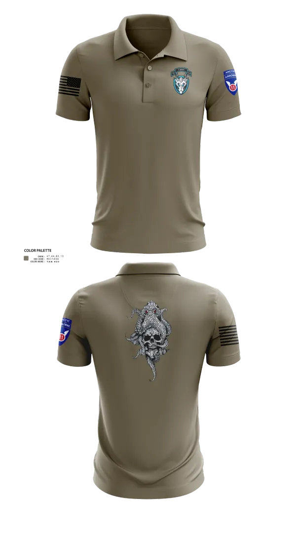 Short Sleeve Performance Polo, , Army, Teamtime, Team time, sublimation, custom sports apparel, team uniforms, spirit wear, spiritwear, sports uniforms, custom shirts, team store, custom team store, fundraiser sports, apparel fundraiser