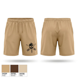 Athletic Shorts With Pockets, Bad Karma, Army, Teamtime, Team time, sublimation, custom sports apparel, team uniforms, spirit wear, spiritwear, sports uniforms, custom shirts, team store, custom team store, fundraiser sports, apparel fundraiser