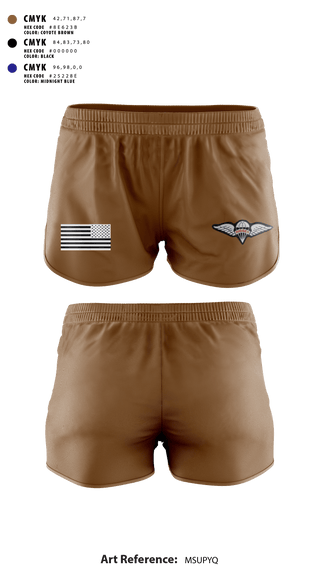 Ranger Panties, 824th QM CO (CADC-A), Army, Teamtime, Team time, sublimation, custom sports apparel, team uniforms, spirit wear, spiritwear, sports uniforms, custom shirts, team store, custom team store, fundraiser sports, apparel fundraiser