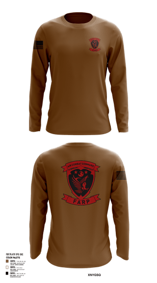 Long Sleeve Performance Shirt, FARP, Air Force, Teamtime, Team time, sublimation, custom sports apparel, team uniforms, spirit wear, spiritwear, sports uniforms, custom shirts, team store, custom team store, fundraiser sports, apparel fundraiser