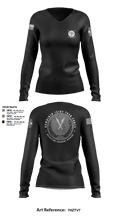 65th FAB 31193248 Women's Long Sleeve V-neck Shirt - 6