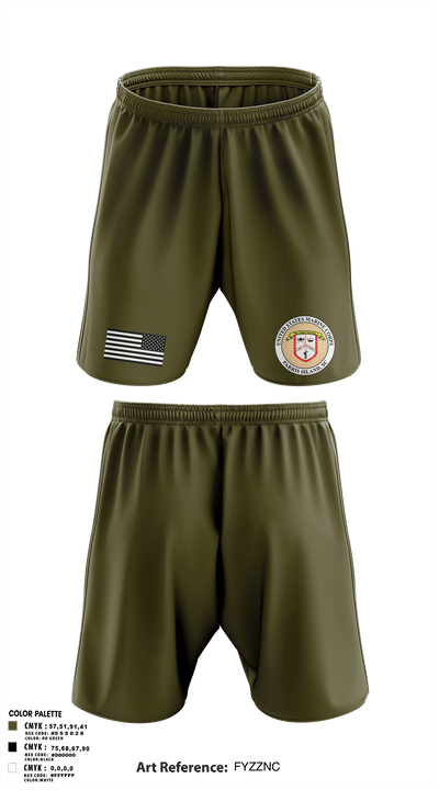 MCRDPI COMMSTRAT 84265949 Athletic Shorts With Pockets - 1