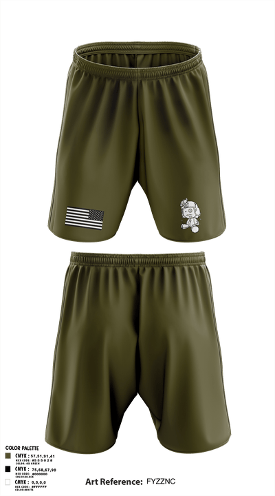 A Co.2-10 AHB 24005115 Athletic Shorts With Pockets - 97