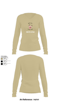 380th HVAC 14161864 Women's Long Sleeve V-neck Shirt - 82